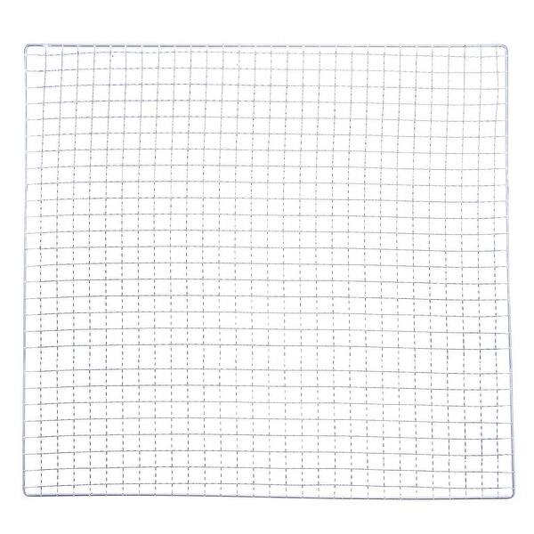 2pcs Square BBQ Grill Net 17.7"x17.7" Galvanized Iron Barbecue Mesh for